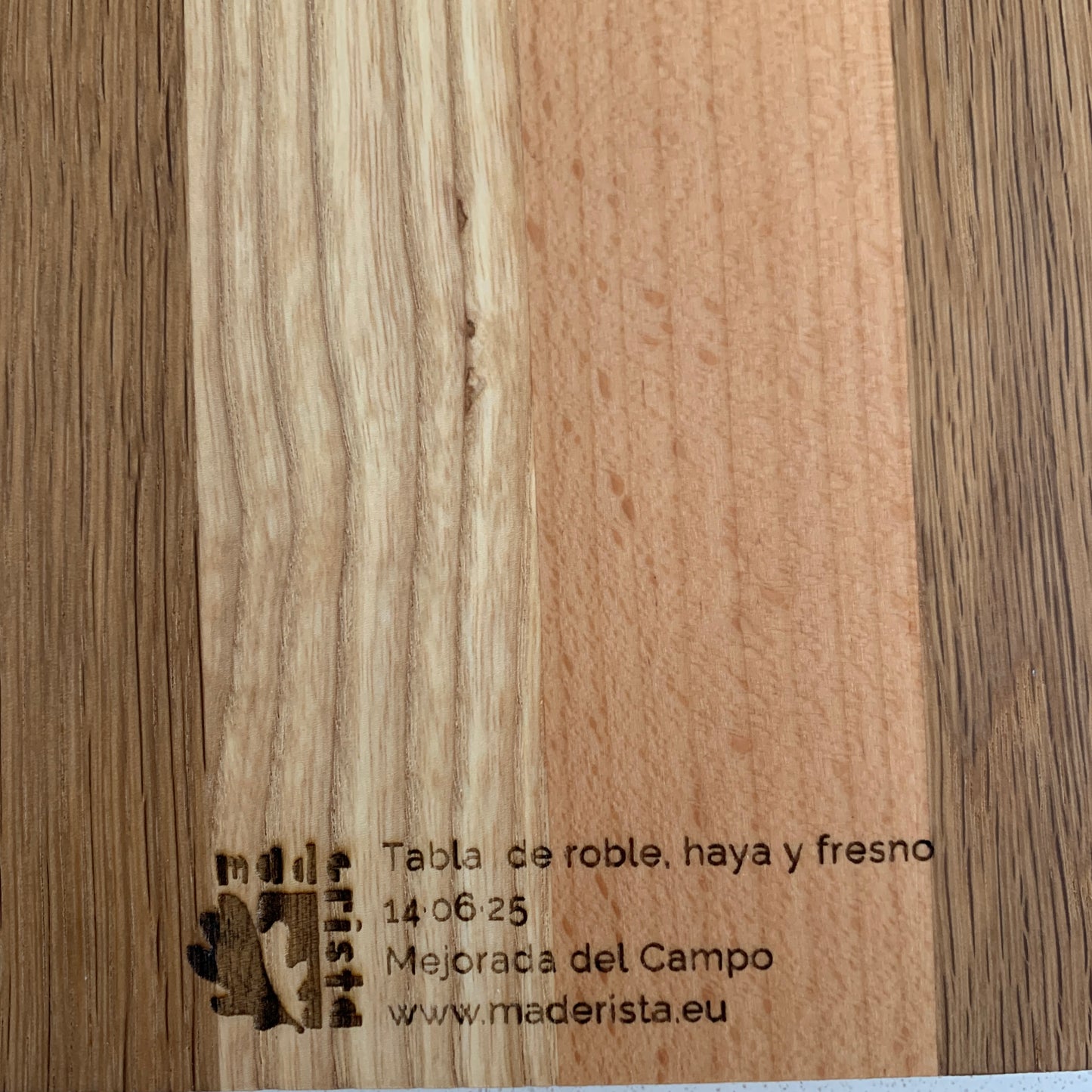 Tabla de corte para la cocina